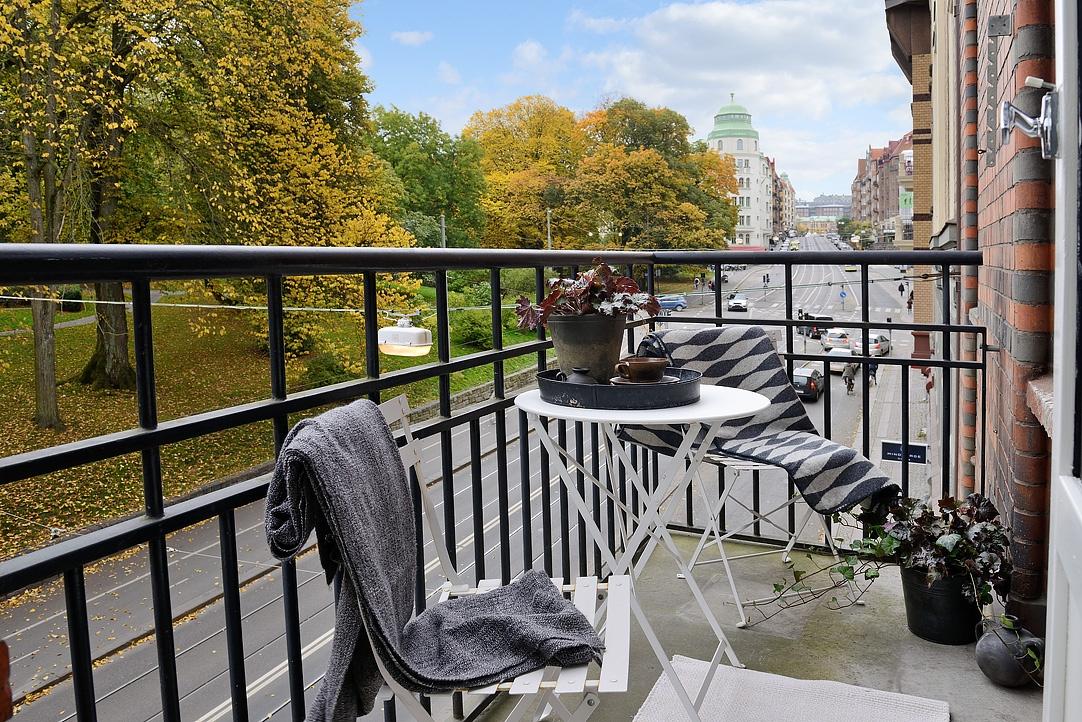 Estilo nórdico, madera y metal.