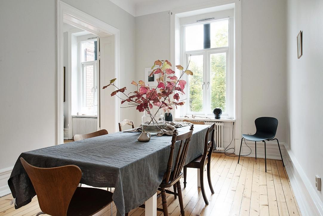 Estilo nórdico, madera y metal.