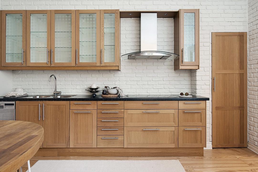 Estilo nórdico, madera y metal.