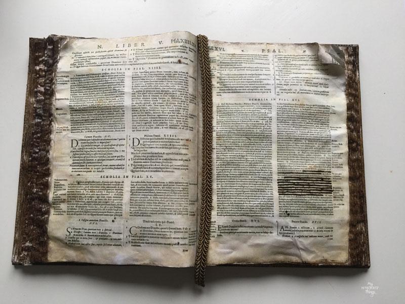 Fake Old Codex | Old Bible | Via www.sweethings.net