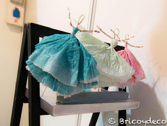 bailarinas con servilletas de papel