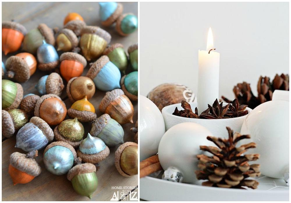 03-decorar-la-mesa-en-otono-pinas-bellotas