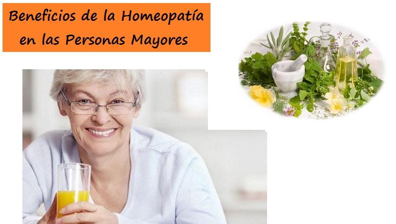 Beneficios de la homeopatía en personas mayores.