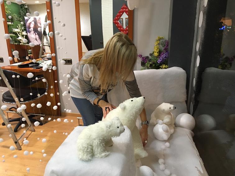 escaparate winter peluqueria 5