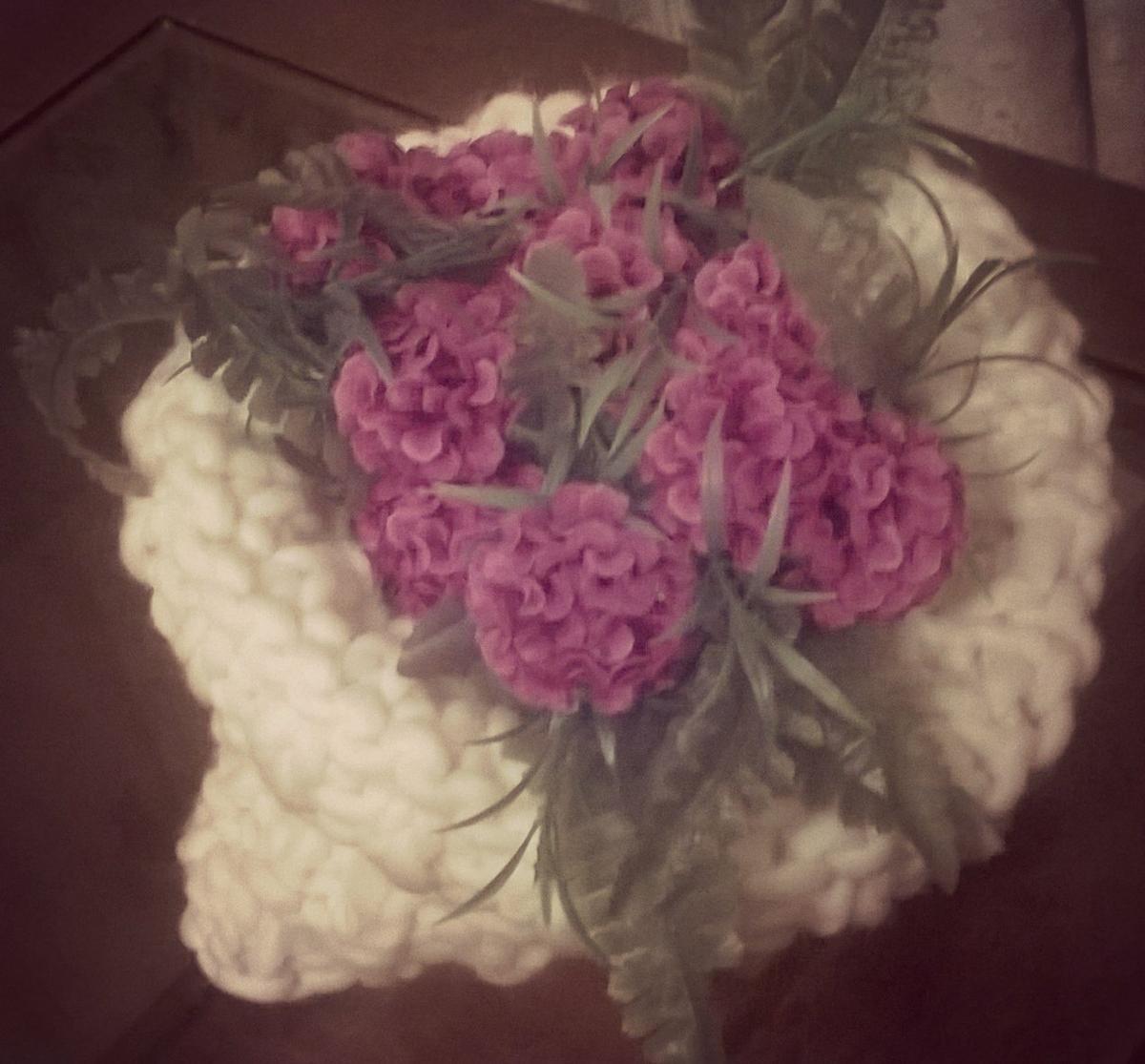 cesto con flores