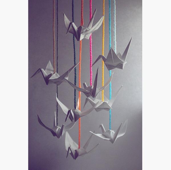 los increibles pajaros de origiami de Cristian Marianciuc en el blog de wolfrik