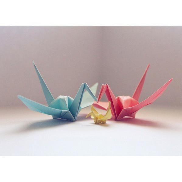 los increibles pajaros de origiami de Cristian Marianciuc en el blog de wolfrik