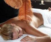 masaje con Plumas