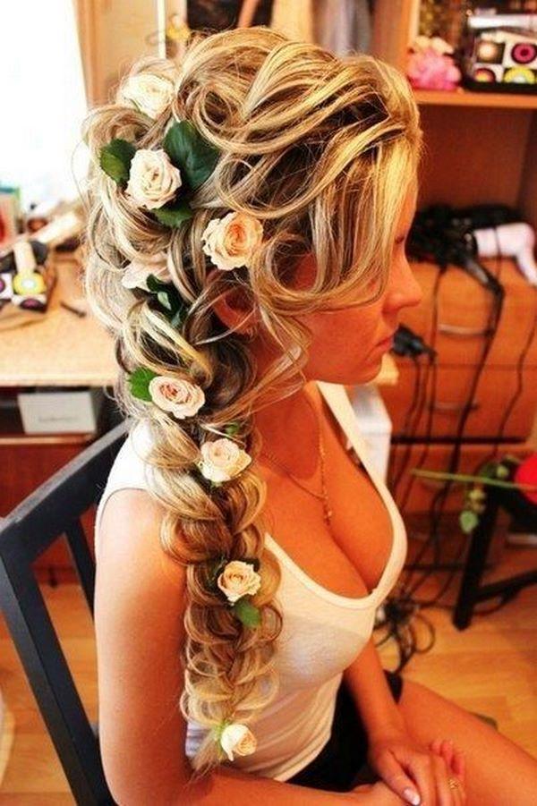 cabello trenzado largo
