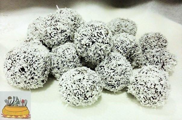 Trufas de chocolate blanco y coco (2)