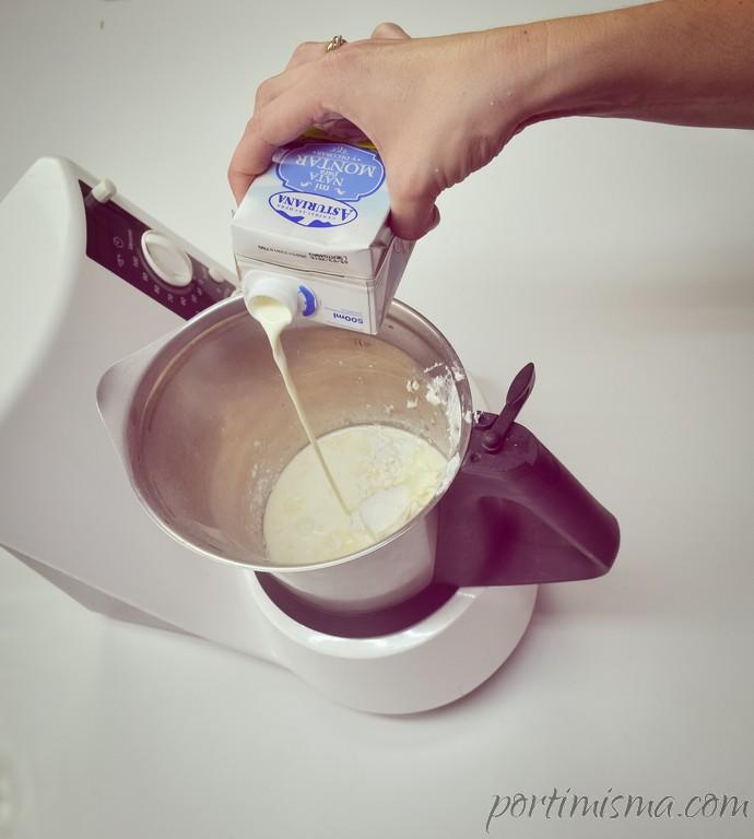 tarta rápida de queso-nata