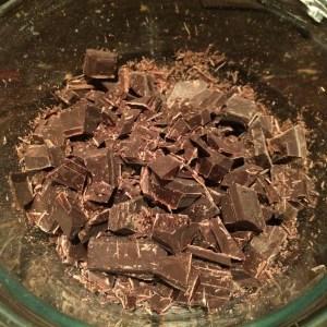 pastel de queso triple chocolate