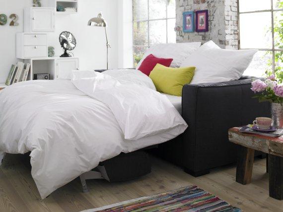 elegir un sofá cama car mobel sofa cama negro abierto