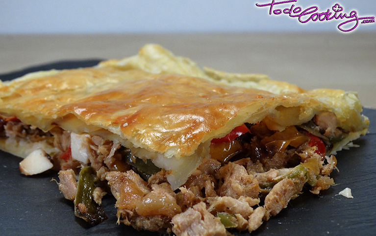 empanada de atun con pimientos para el tupper