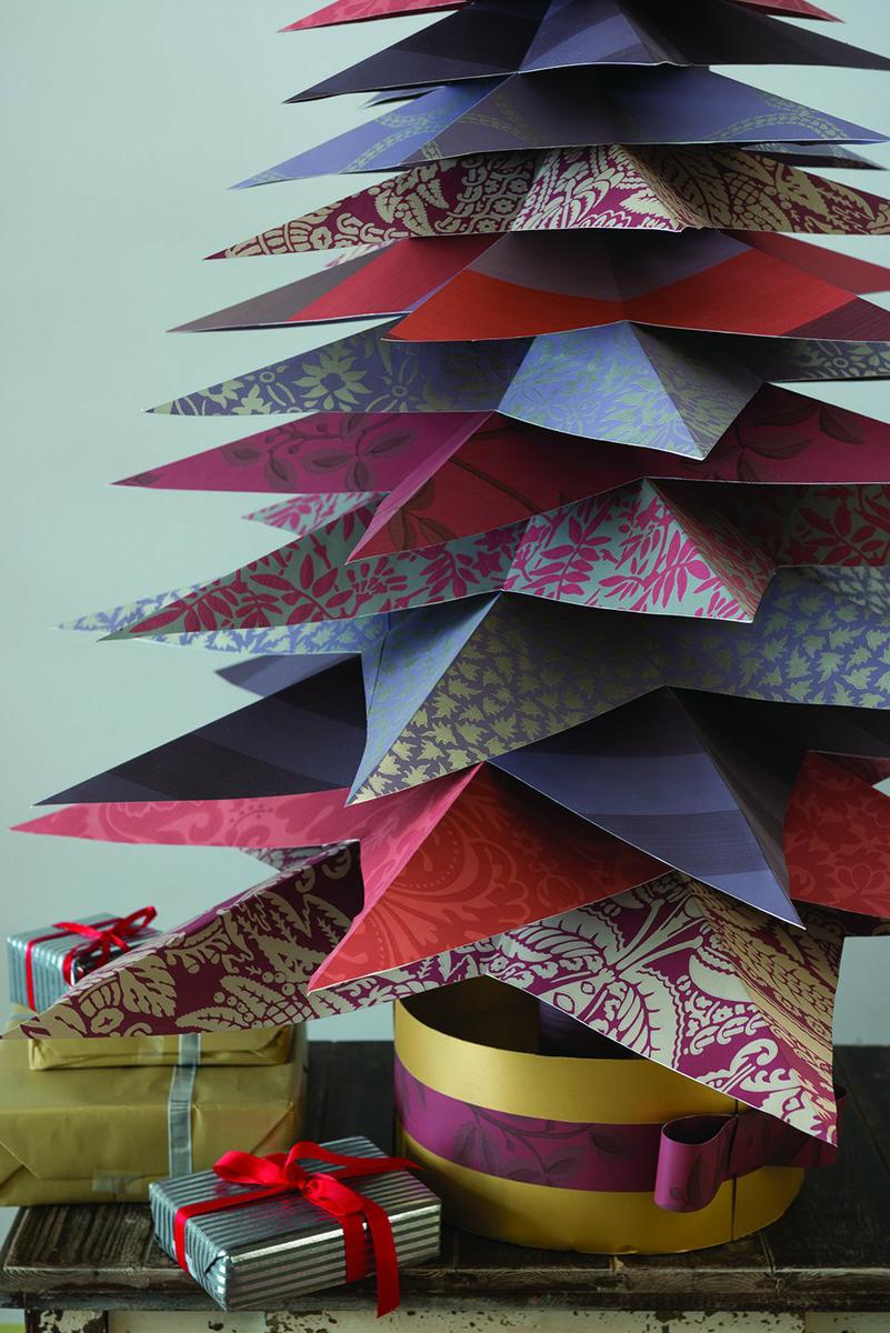 Cómo hacer un árbol de Navidad FarrowBall ChristmasTree