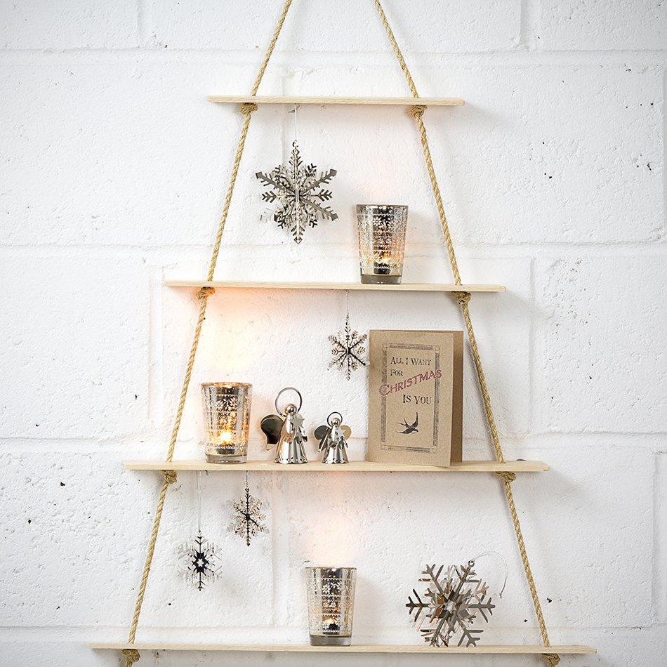 Cómo hacer un árbol de Navidad TheContemporaryHome arbol cuerda