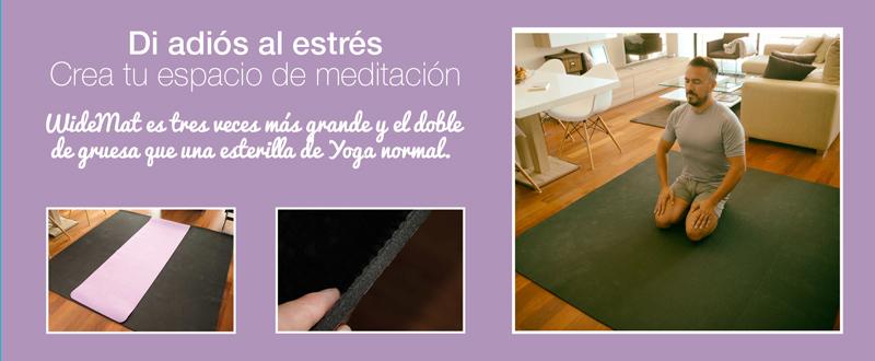 esterilla de yoga para meditación