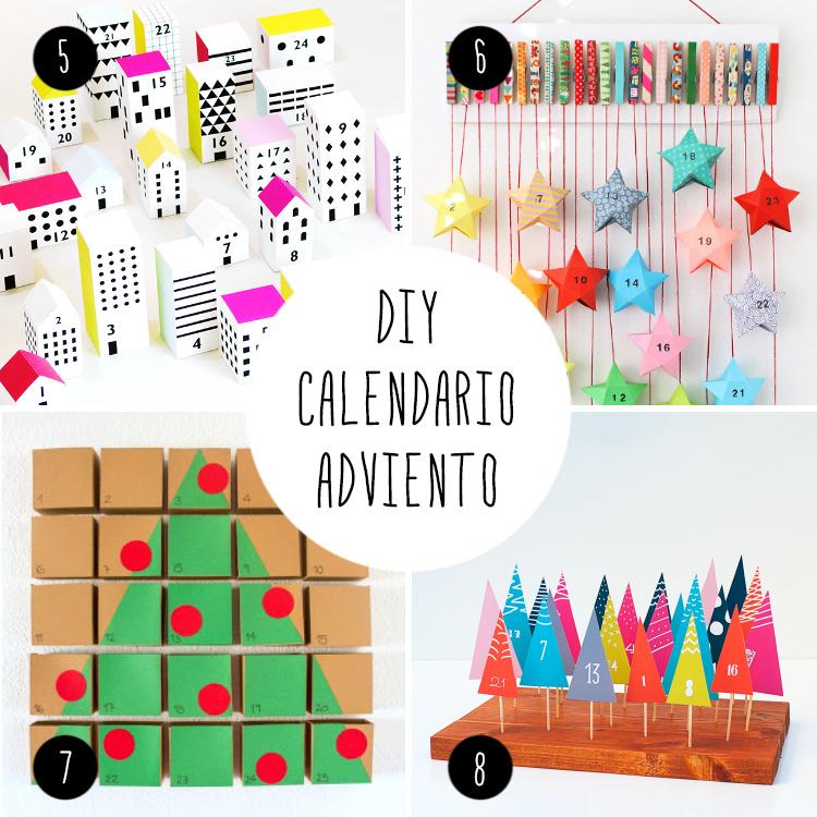 8 Ideas DIY, para hacer tu calendarios de adviento de colorines!