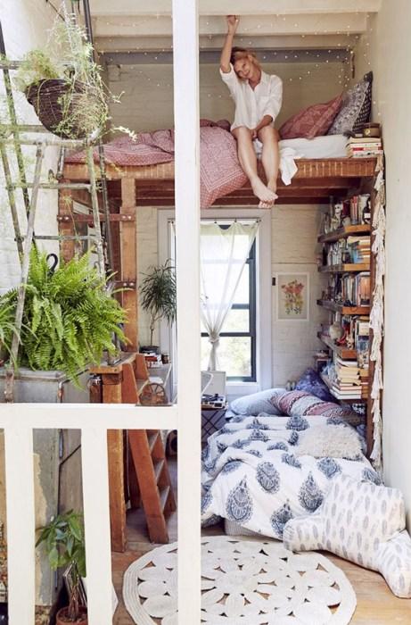 Los 25 dormitorios de estilo boho chic más bellos de Pinterest 14