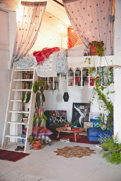 Los 25 dormitorios de estilo boho chic más bellos de Pinterest 19