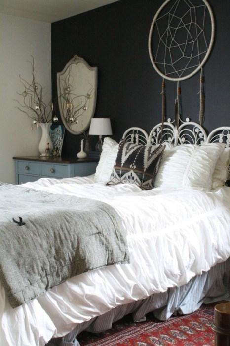 Los 25 dormitorios de estilo boho chic más bellos de Pinterest 18