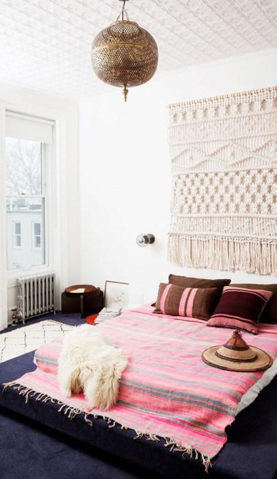Los 25 dormitorios de estilo boho chic más bellos de Pinterest 11