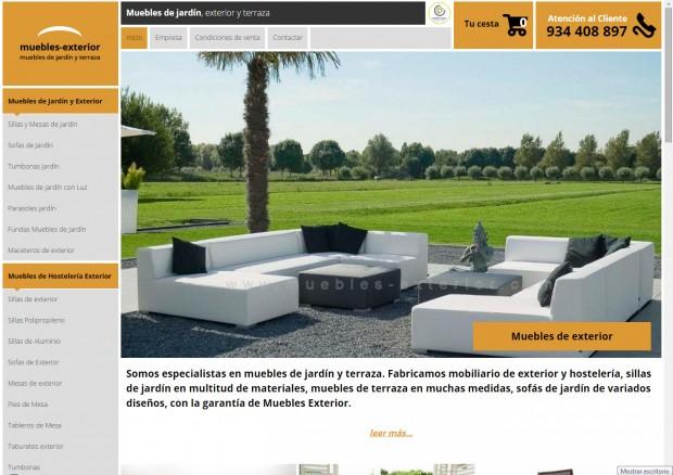 web muebles de exterior