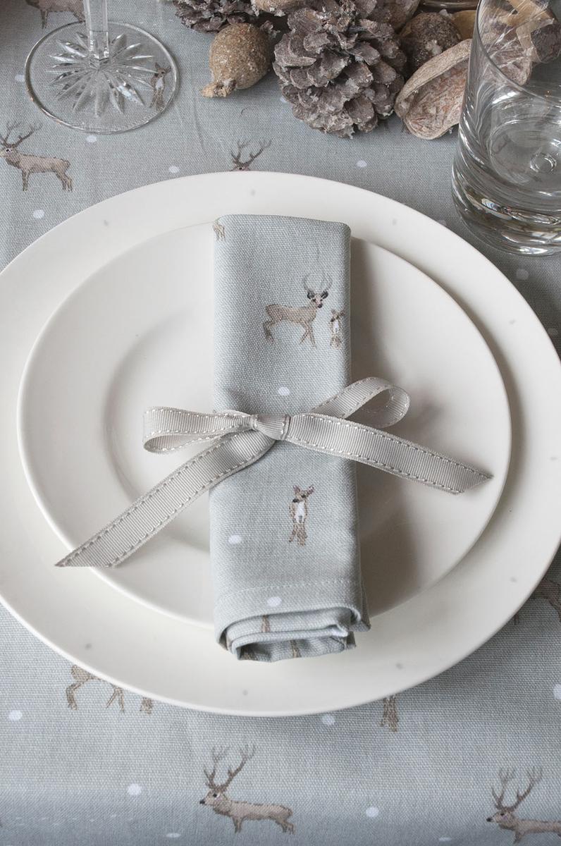 vajilla de Navidad SophieAllport vajilla blanca