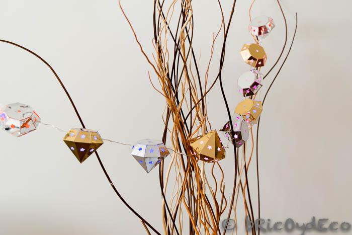 guirnalda de luces DIY