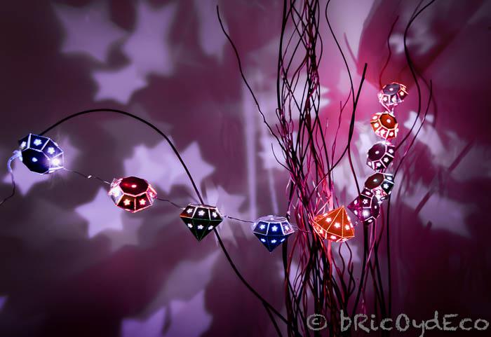 guirnalda de luces DIY