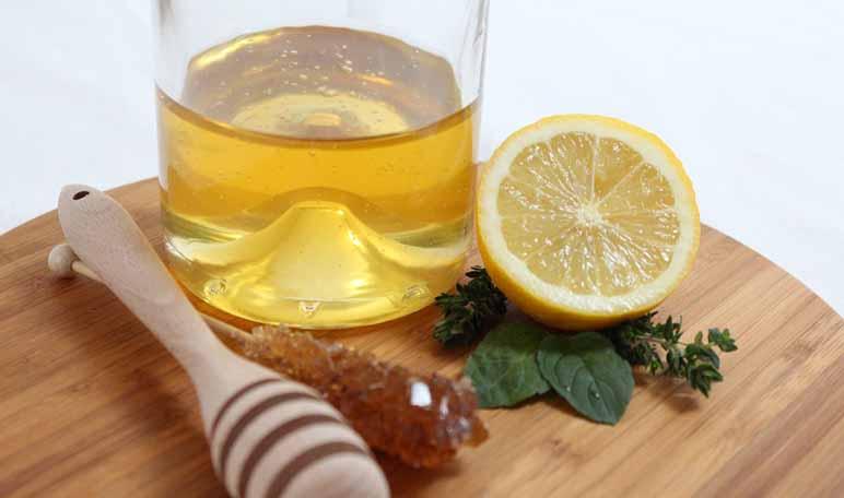 Limón y miel para las anginas