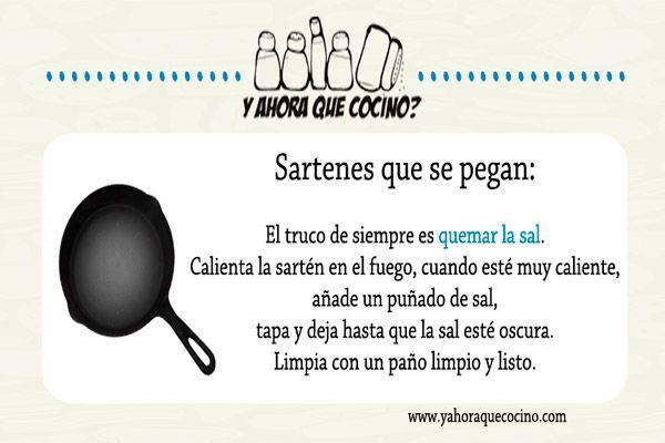 Evitar que la sarten se pega