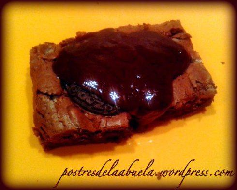 brownie de oreo.