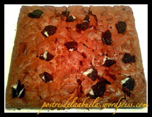 brownie de oreo..
