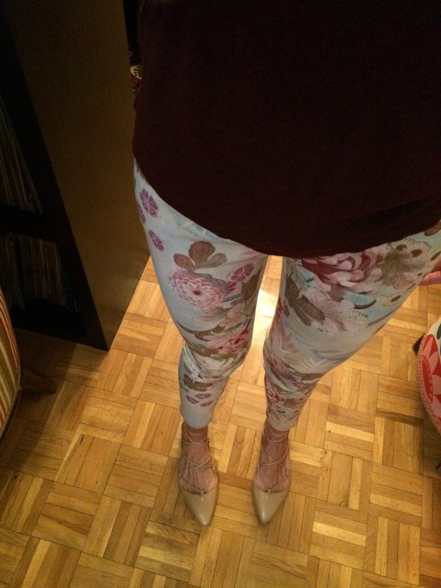 Vista de los pantalones