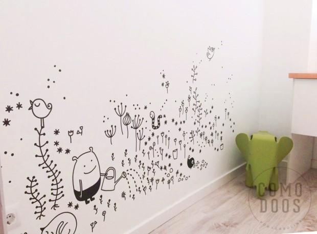 Vinilo infantil moderno