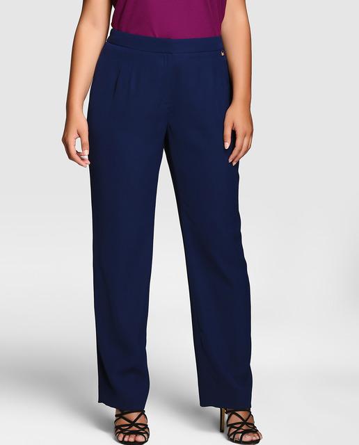Pantalones vestir color azul