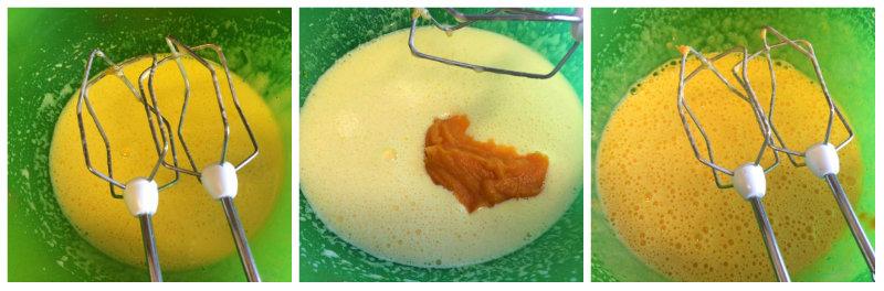 Batido de huevos y batata