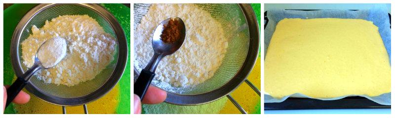 Preparacion de la masa del bizcocho base