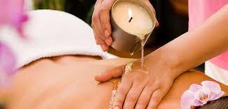 masaje con velas