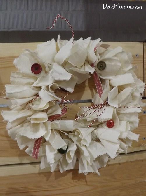 Manualidades navideñas cómo hacer una corona de Adviento DIY 10