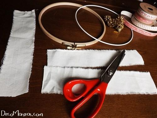 Manualidades navideñas cómo hacer una corona de Adviento DIY 2