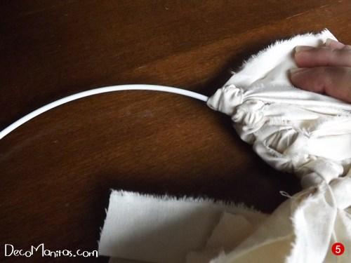 Manualidades navideñas cómo hacer una corona de Adviento DIY 6b