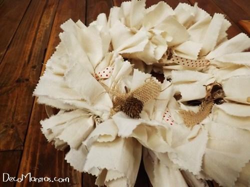 Manualidades navideñas cómo hacer una corona de Adviento DIY 9