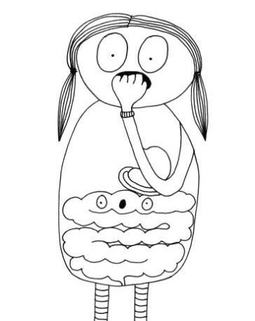 Ilustración de Jill Enders del interior del libro