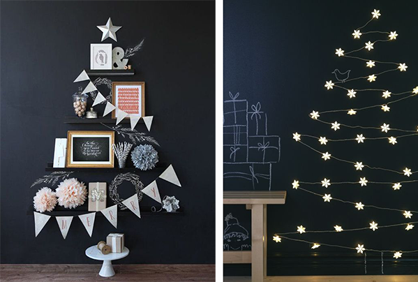 Pared dibujo-luces