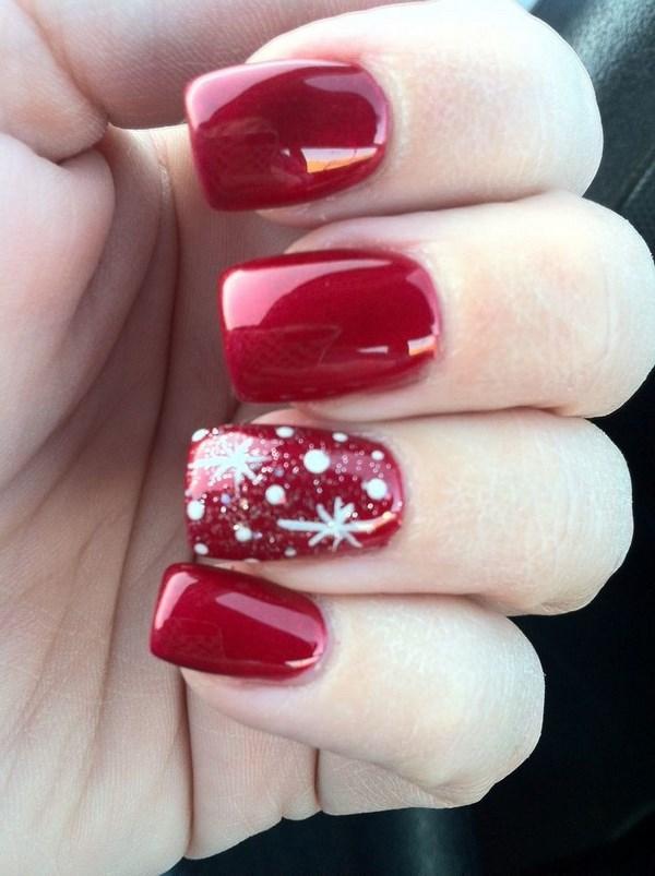 uñas acrilicas navideñas