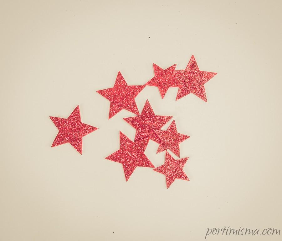 estrellas árbol navidad