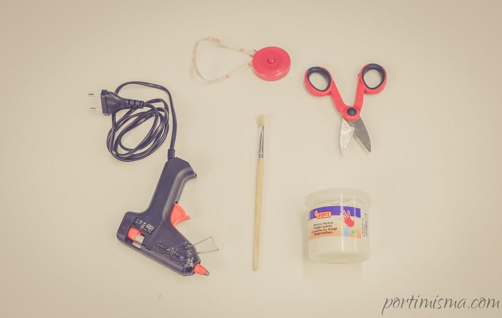 materiales árbol navidad