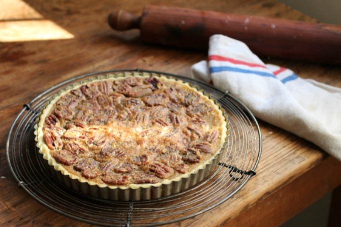 Tarta de pecans y bourbon - Pecan pie